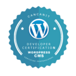 WordPress CMS developer certification