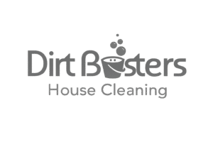 dirt busters house cleaning logo