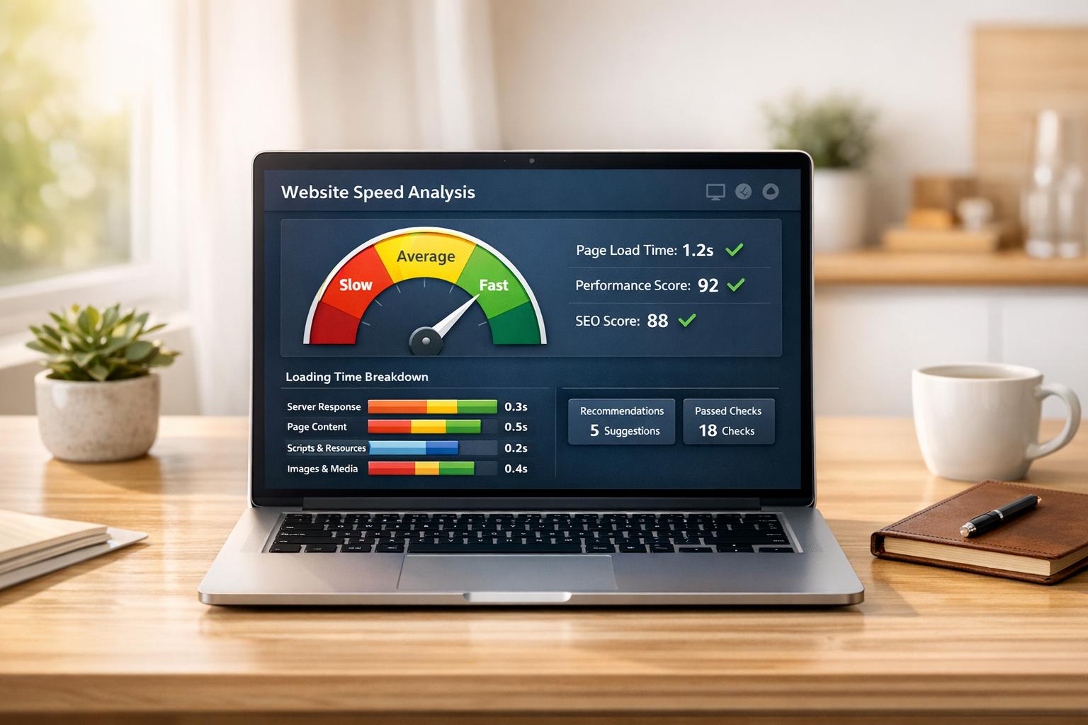 Website Load Time Checker - Blue Aspen